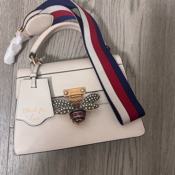 Gucci Bee Leather 2way Bag - Picture 2 of 10